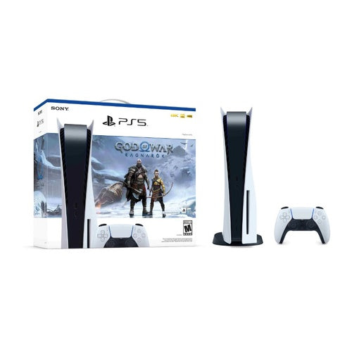 PS5 Console God of War Ragnarok Bundle, White