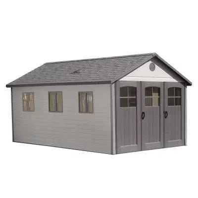 Lifetime 11 Ft. X 21 Ft. Outdoor Storage Shed With Tri-Fold Doors