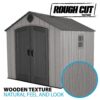 Lifetime 8 ft x 10 ft Outdoor Storage Shed 60371