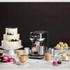 Breville The Bambino Plus Espresso Machine, Black Truffle-BES500BTR1BUS1