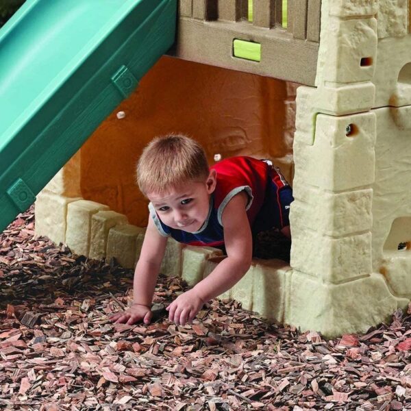 Step2 Naturally Playful Woodland Climber II with Slide, Green