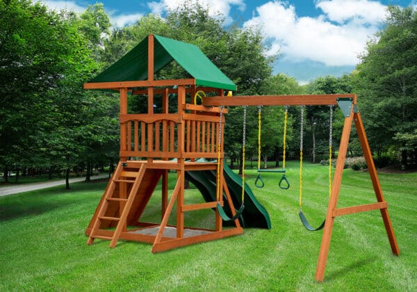 Outing w/ Dual Slides Swing Set
