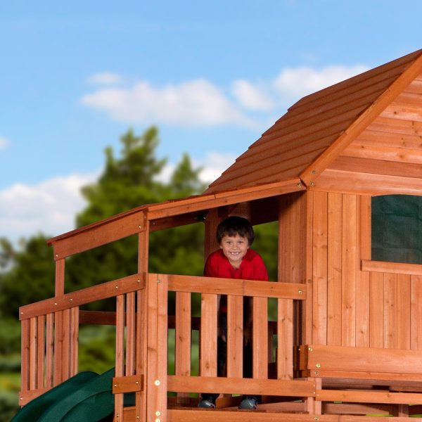 Woodridge II Wooden Swing Set