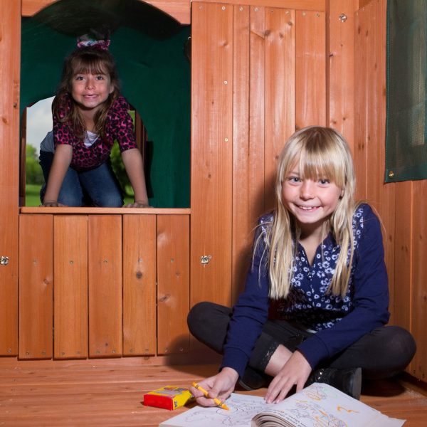 Woodridge II Wooden Swing Set