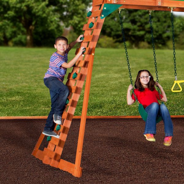 Woodridge II Wooden Swing Set
