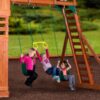 Woodridge II Wooden Swing Set