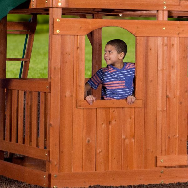 Woodridge II Wooden Swing Set