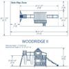 Woodridge II Wooden Swing Set