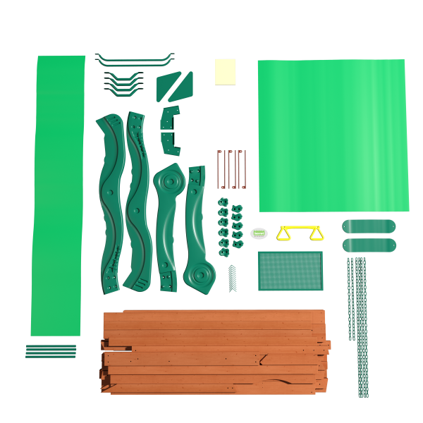 Woodridge II Wooden Swing Set