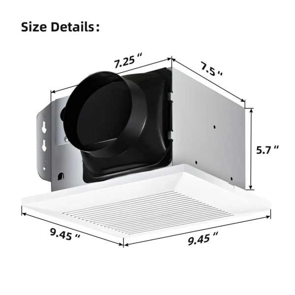 Bathroom Fan 110 CFM