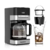 Electric Drip Coffee Maker 12 Cups Glass Housing